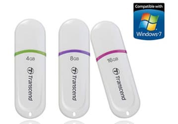 USB-накопитель Transcend JetFlash JetFlash 330 объемом 16 ГБ весит 8,5 г